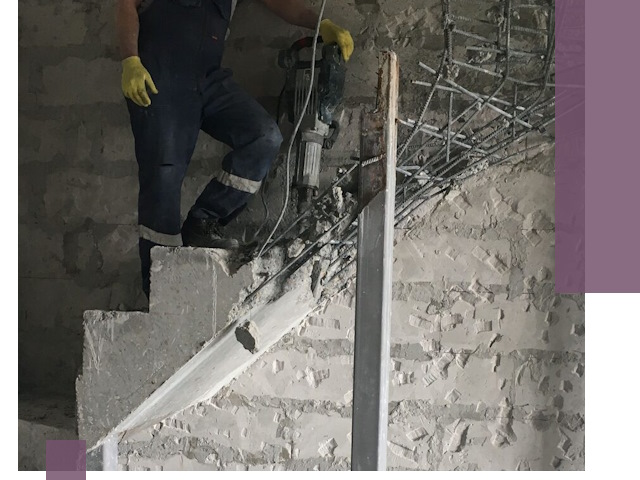 Демонтаж металлических и бетонных лестниц в Петропавловске-Камчатском