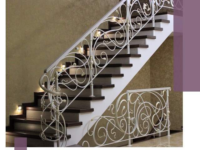 Кованые лестницы под ключ в Петропавловске-Камчатском — изготовление и монтаж