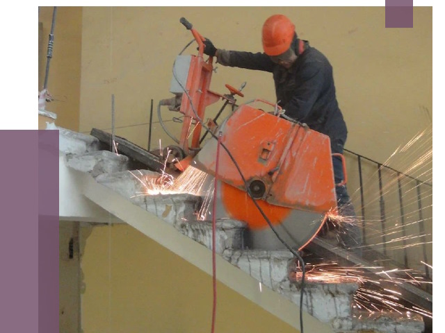 Демонтаж бетонных лестниц в Петропавловске-Камчатском от 4662 руб. за м2 | ПРОЛЁТ-Птк