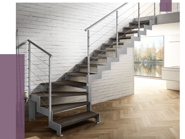 Г-образные лестницы под ключ в Петропавловске-Камчатском от 37559 руб. | ПРОЛЁТ-Птк