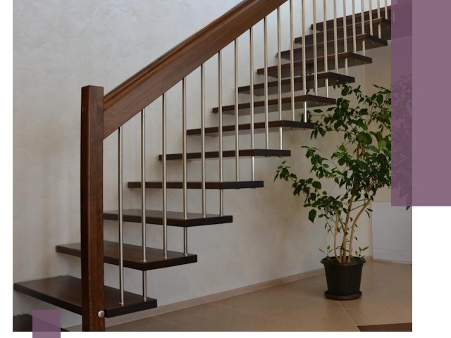 Лестницы на больцах под ключ в Петропавловске-Камчатском – изготовление и монтаж