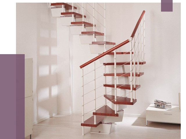 Изготовление лестниц на больцах в Петропавловске-Камчатском от 9843 руб. | ПРОЛЁТ-Птк