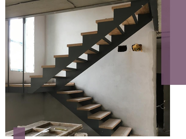 Изготовление лестниц на металлокаркасе в Петропавловске-Камчатском от производителя