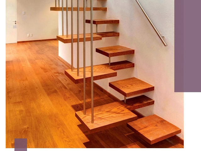 Лестницы «гусиный шаг» на заказ в Петропавловске-Камчатском для узких пространств