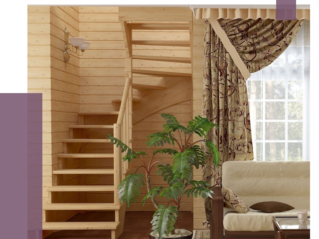 Лестницы для дачи в Петропавловске-Камчатском от 76930 руб.  | ПРОЛЁТ-Птк