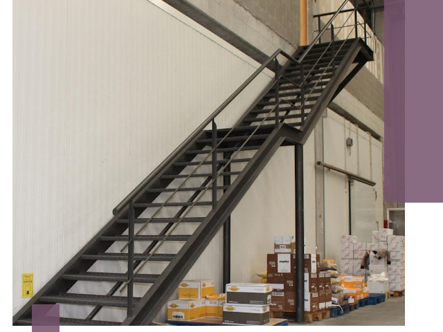 Лестницы для производства в Петропавловске-Камчатском — изготовление и монтаж