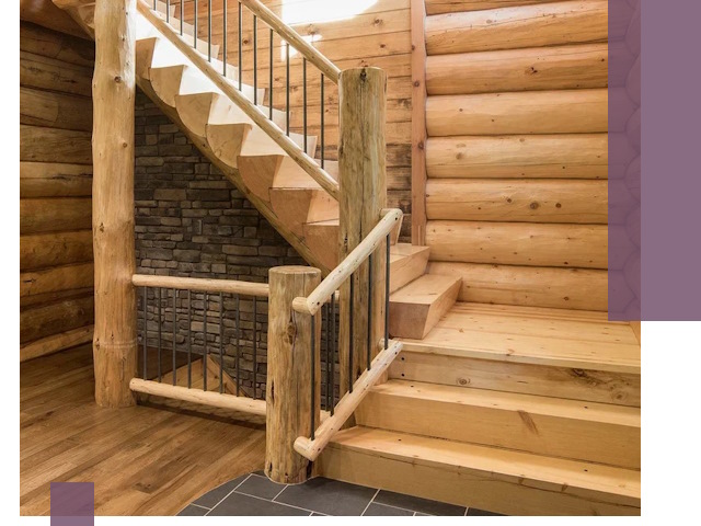 Лестницы в баню под заказ и профессиональный монтаж в Петропавловске-Камчатском