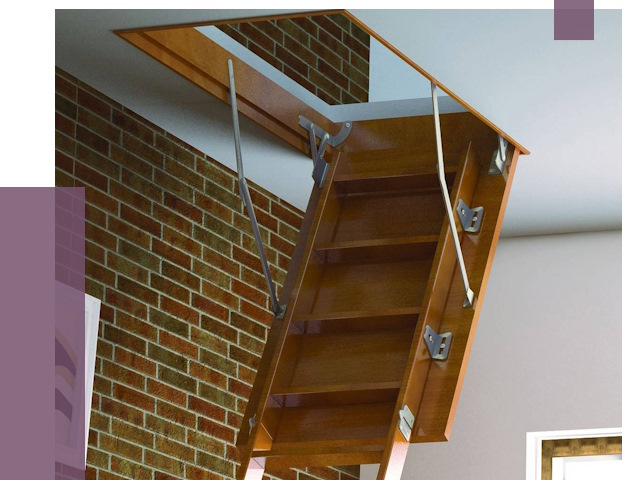 Установка чердачной лестницы в Петропавловске-Камчатском от 7926 руб. | ПРОЛЁТ-Птк