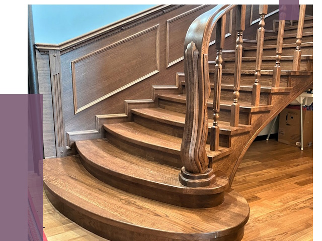 Дубовые лестницы под ключ в Петропавловске-Камчатском от 178727 руб. — ПРОЛЁТ-Птк
