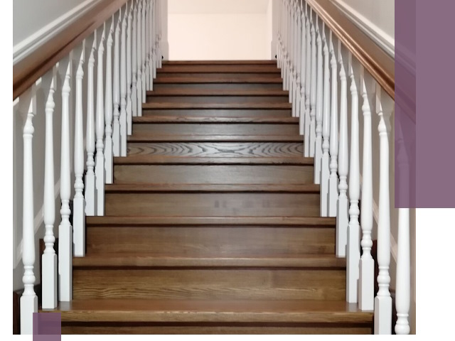 Лестницы из ясеня на заказ в Петропавловске-Камчатском — изготовление и монтаж