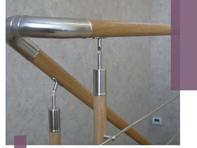 Комбинированные перила на заказ в Петропавловске-Камчатском — монтаж и производство