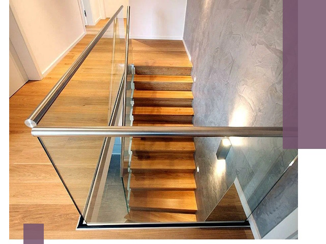 Перила для лестницы в доме — изготовление и монтаж в Петропавловске-Камчатском