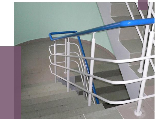 Перила в подъезде в Петропавловске-Камчатском — установка и замена от 7512 руб. | ПРОЛЁТ-Птк