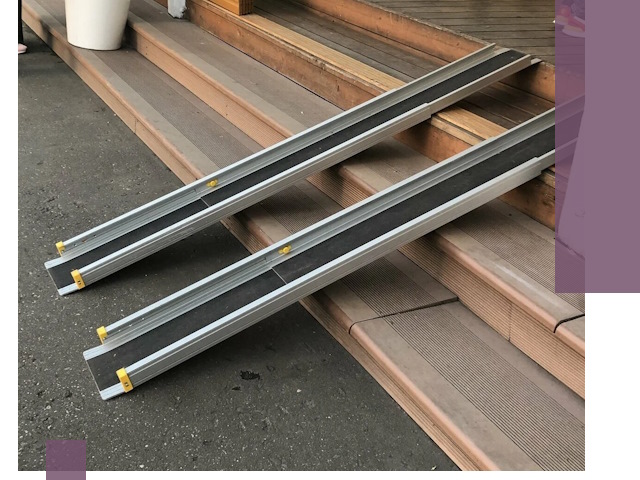 Телескопические пандусы под ключ в Петропавловске-Камчатском — изготовление и монтаж