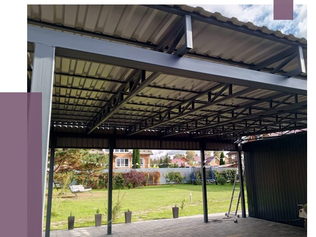 Монтаж навесов в Петропавловске-Камчатском от 7460 руб. — установка навеса | ПРОЛЁТ-Птк