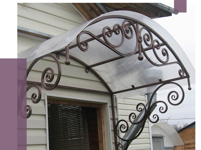 Изготовление козырьков в Петропавловске-Камчатском от 7460 руб. — заказать | ПРОЛЁТ-Птк