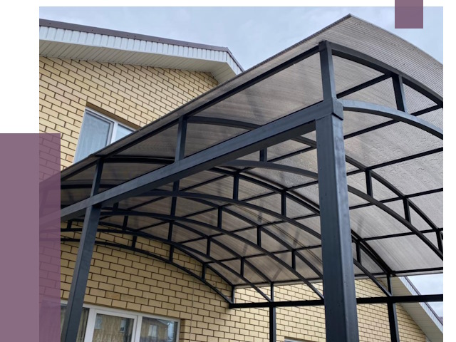 Монтаж козырьков в Петропавловске-Камчатском от 11656 руб. | ПРОЛЁТ-Птк