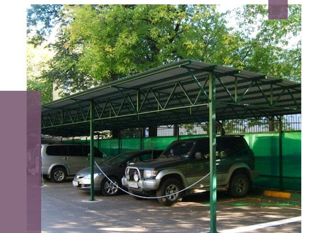 Навесы для парковки в Петропавловске-Камчатском от 81334 руб. заказать | ПРОЛЁТ-Птк