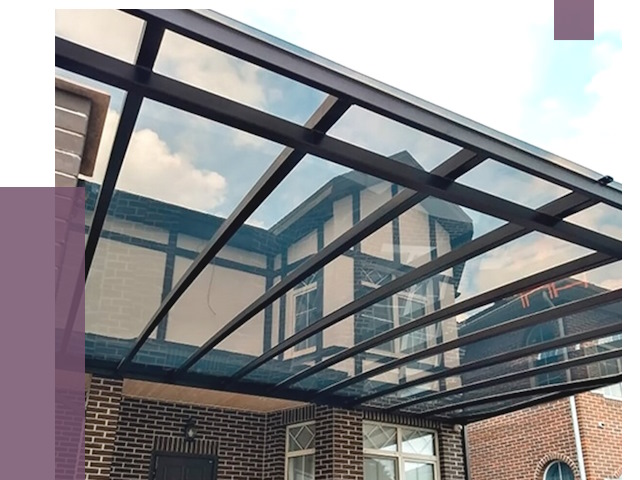 Навесы из поликарбоната в Петропавловске-Камчатском от 8724 руб. под ключ — ПРОЛЁТ-Птк