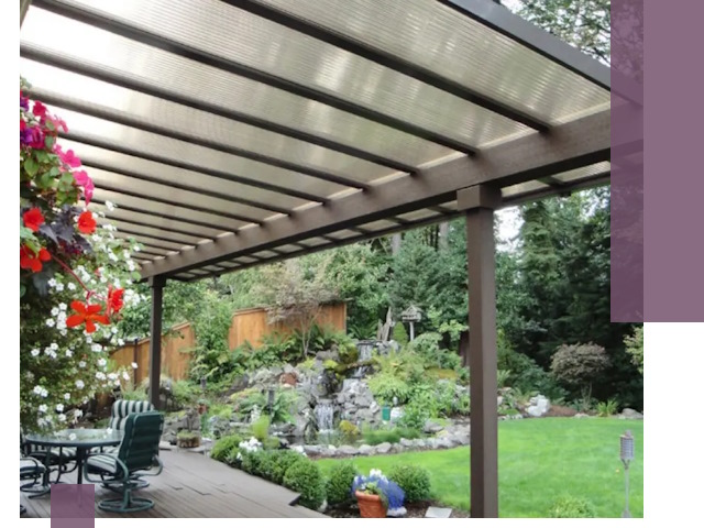 Навесы из поликарбоната под ключ в Петропавловске-Камчатском быстро и надёжно