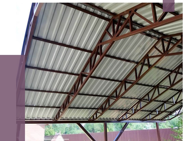 Навесы из профнастила в Петропавловске-Камчатском от 7460 руб. | ПРОЛЁТ-Птк