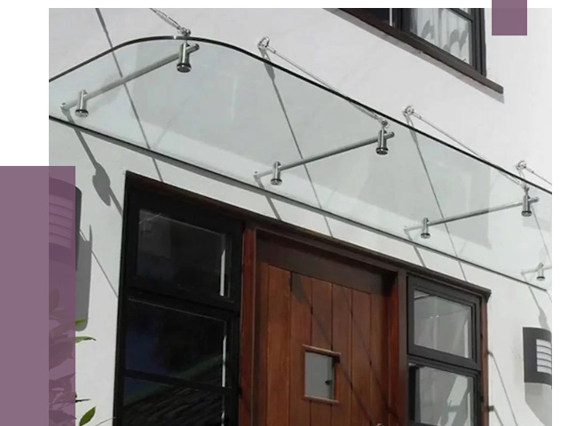 Стеклянные козырьки в Петропавловске-Камчатском от 19168 руб. | ПРОЛЁТ-Птк