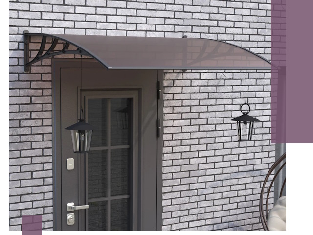 Недорогие козырьки и навесы под ключ в Петропавловске-Камчатском