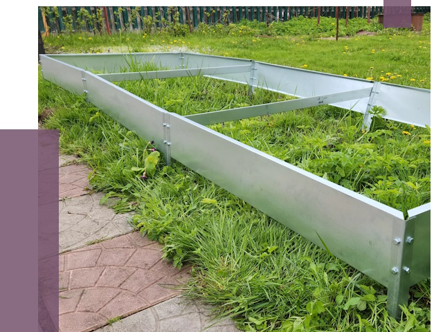 Металлические бордюры для грядок в Петропавловске-Камчатском от 1813 руб.