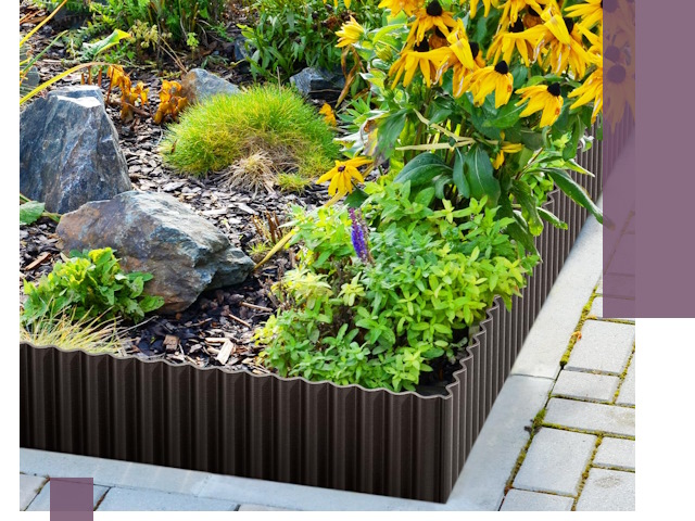 Металлические бордюры для клумб в Петропавловске-Камчатском — производство и монтаж