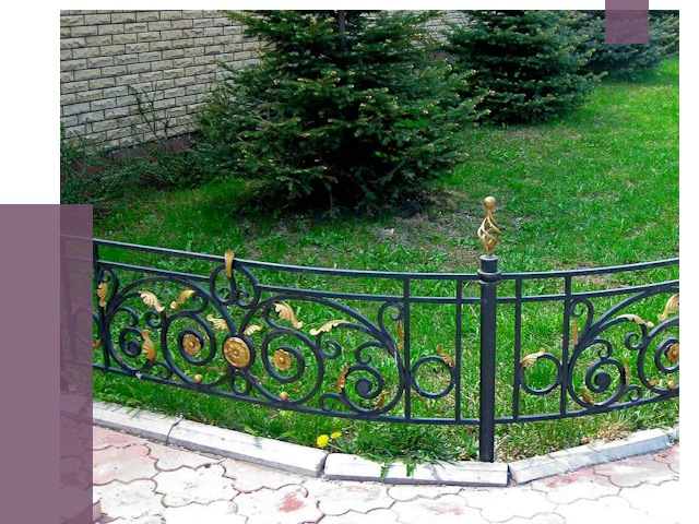 Кованые газонные ограждения в Петропавловске-Камчатском от 7719 руб. — ПРОЛЁТ-Птк